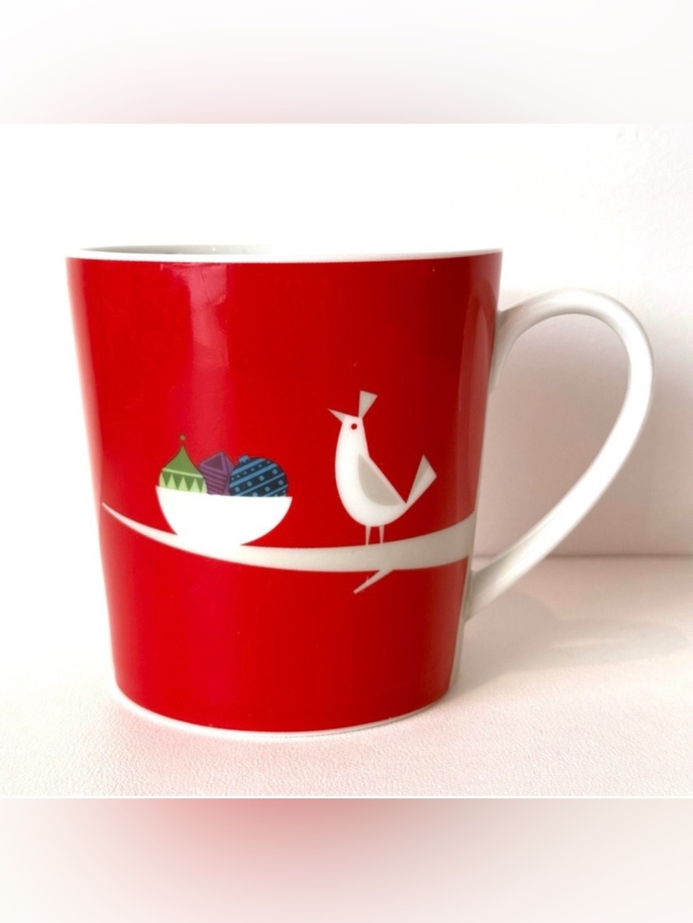 Starbucks 2011 Holiday Partridge and Dove Ceramic Mug